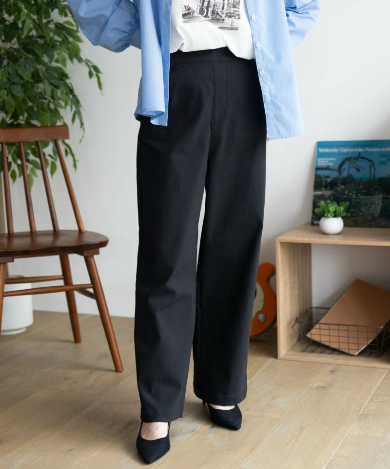 nAvy  ストレッチワイドパンツ レディース商品画像-2