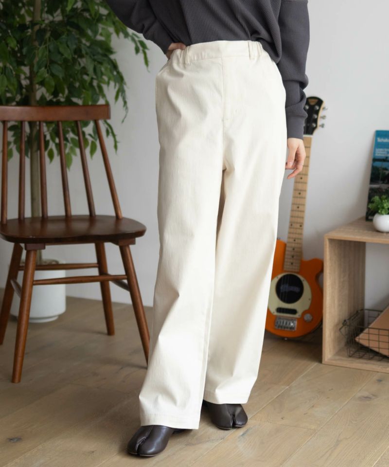 nAvy ストレッチワイドパンツ レディース商品画像-4