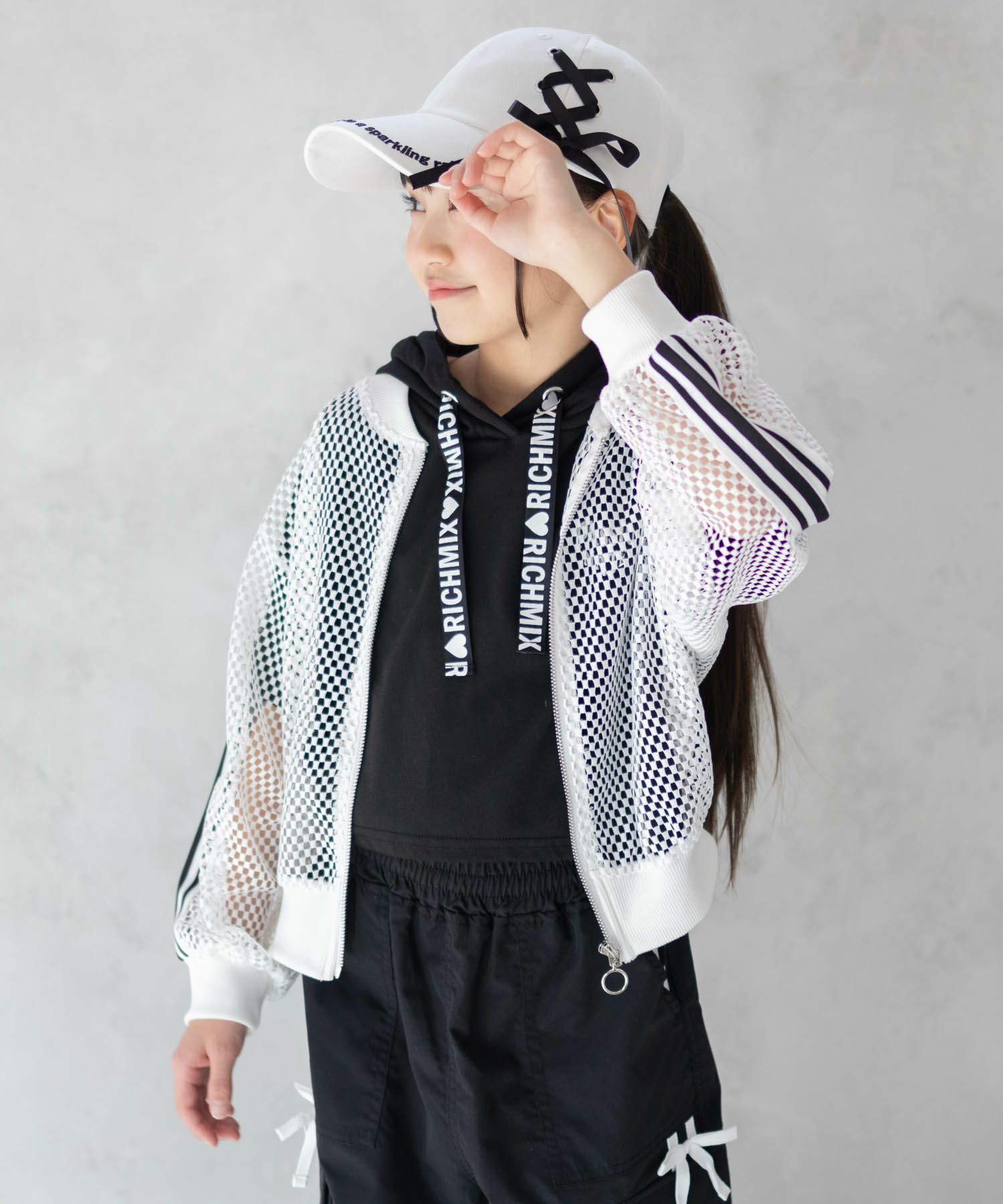 RICH MIX  メッシュブルゾン キッズ商品サムネイル-5