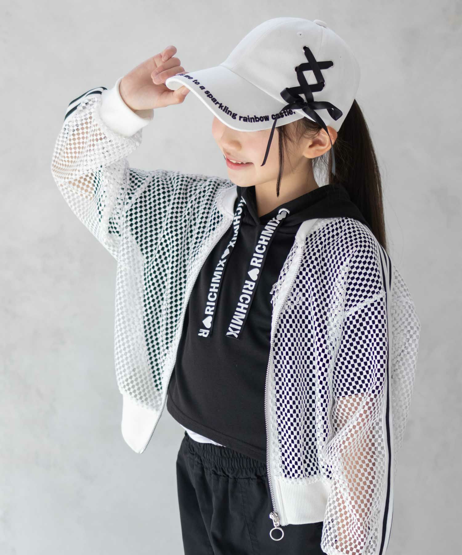 RICH MIX  メッシュブルゾン キッズ商品画像-6