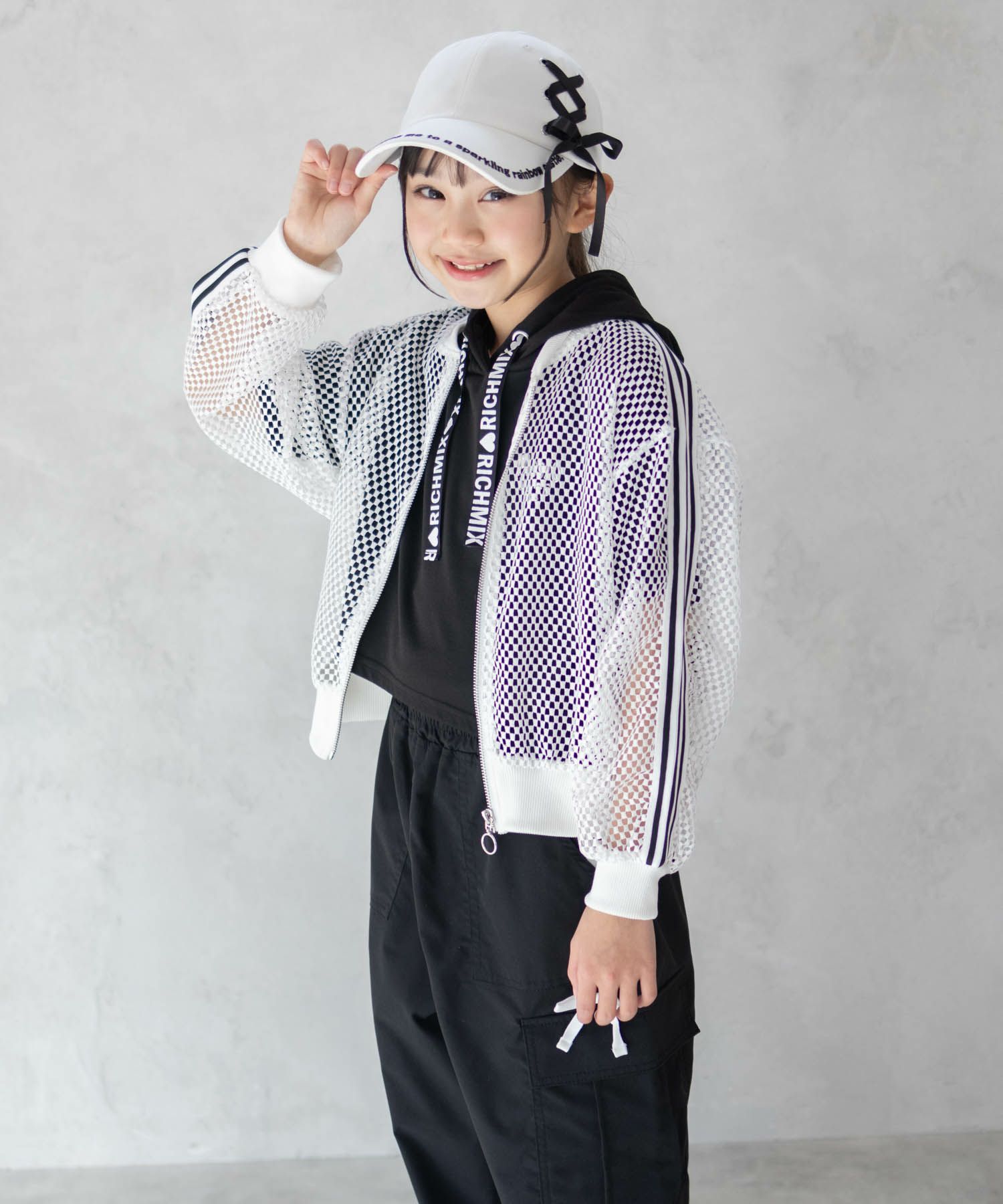 RICH MIX  メッシュブルゾン キッズ商品画像-7
