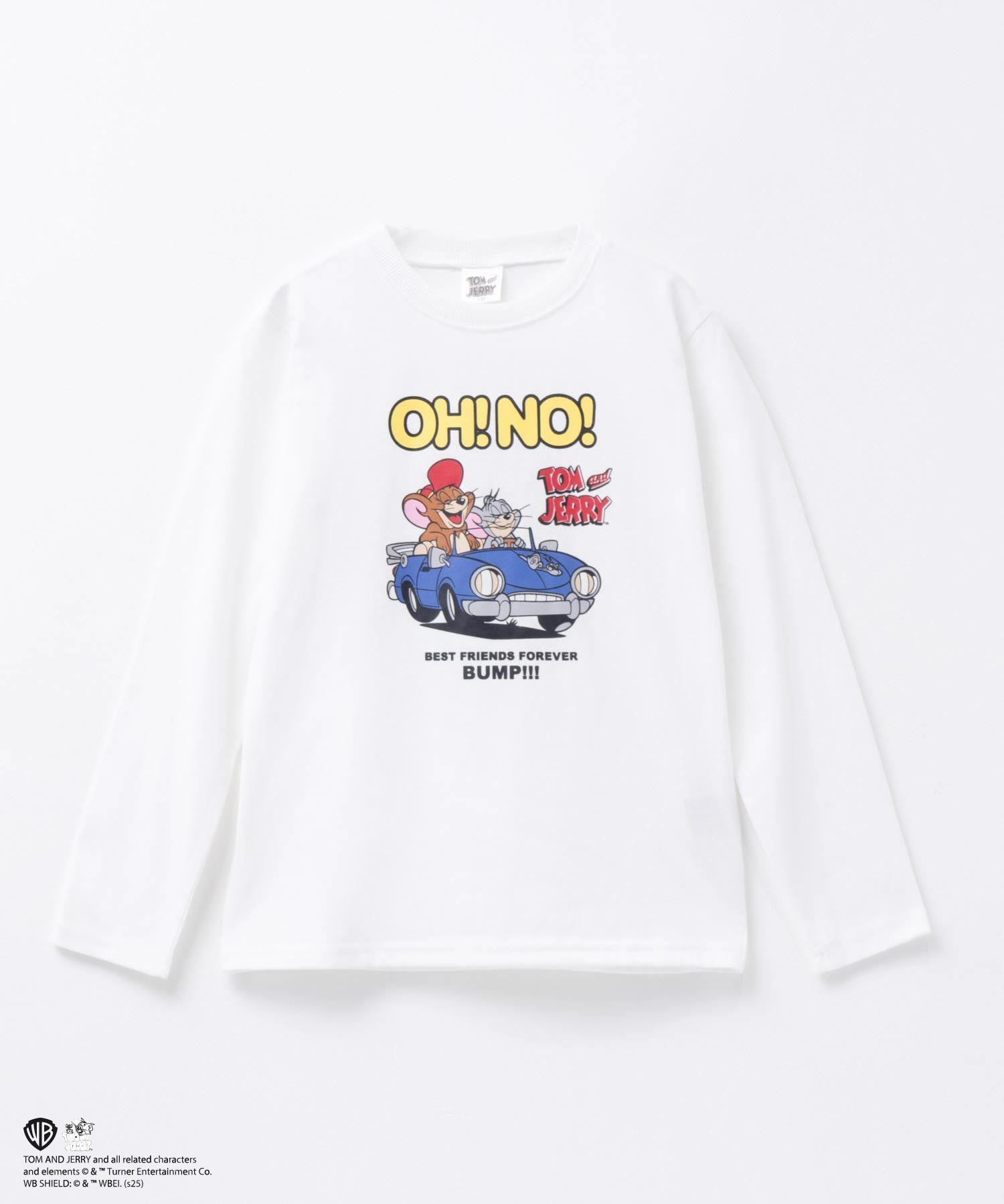 Tom and Jerry プリントTシャツ キッズ メール便 対応商品商品画像-1