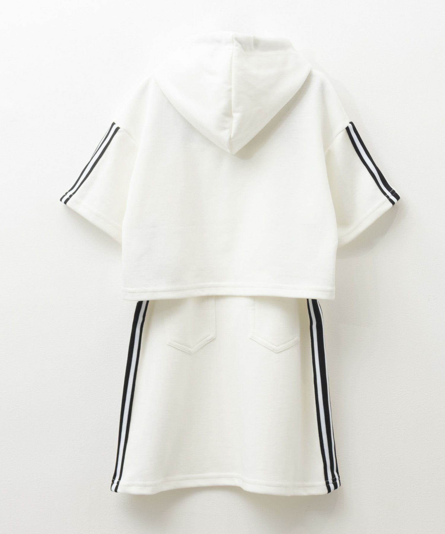 RICH MIX ポンチ素材 パーカーラインワンピースアンサンブル キッズ商品画像-24