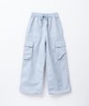 NAVY ナイロンカーゴパンツ キッズ