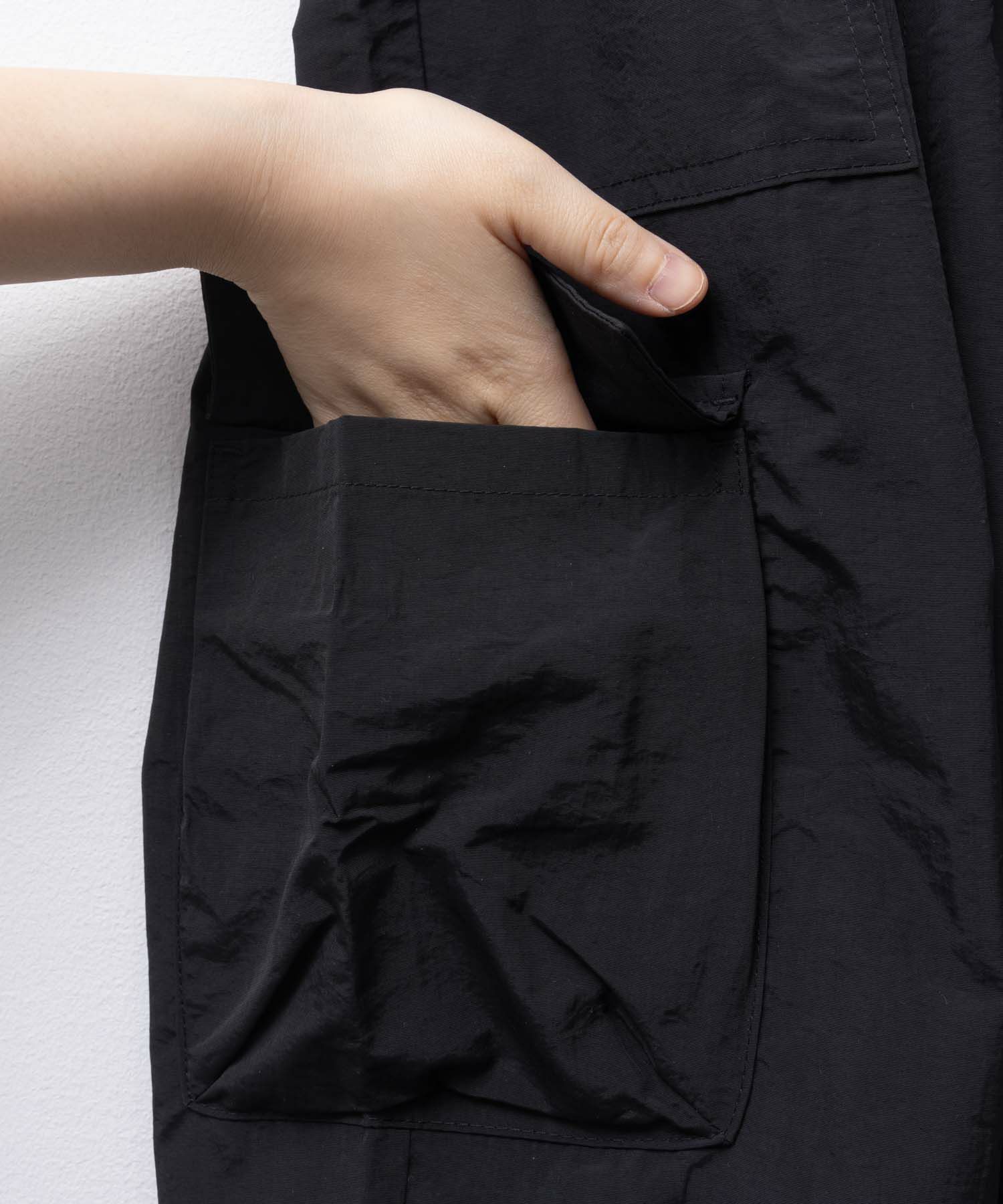 NAVY ナイロンカーゴパンツ キッズ