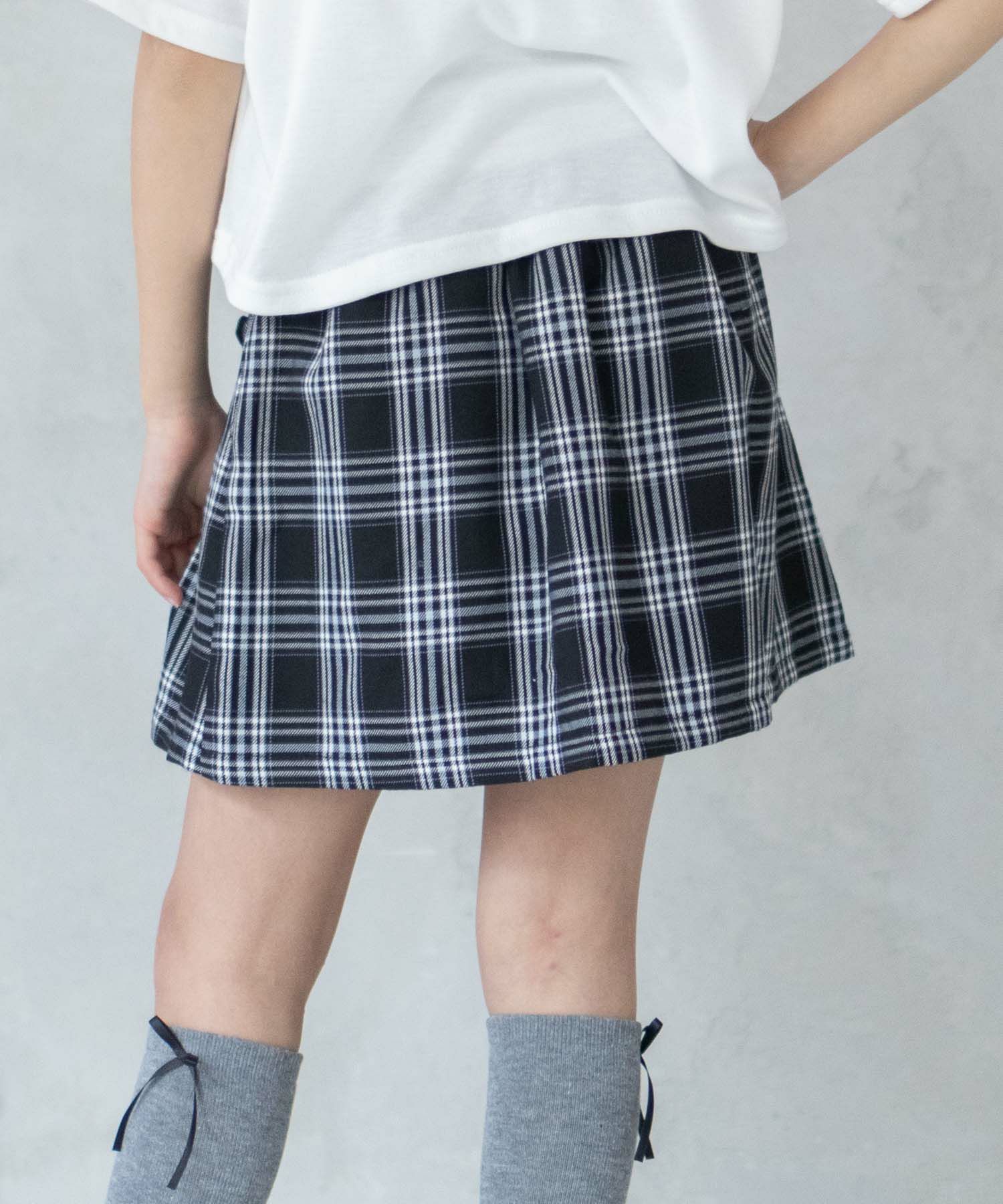 RICH MIX  チェックレースアップスカート キッズ商品画像-11