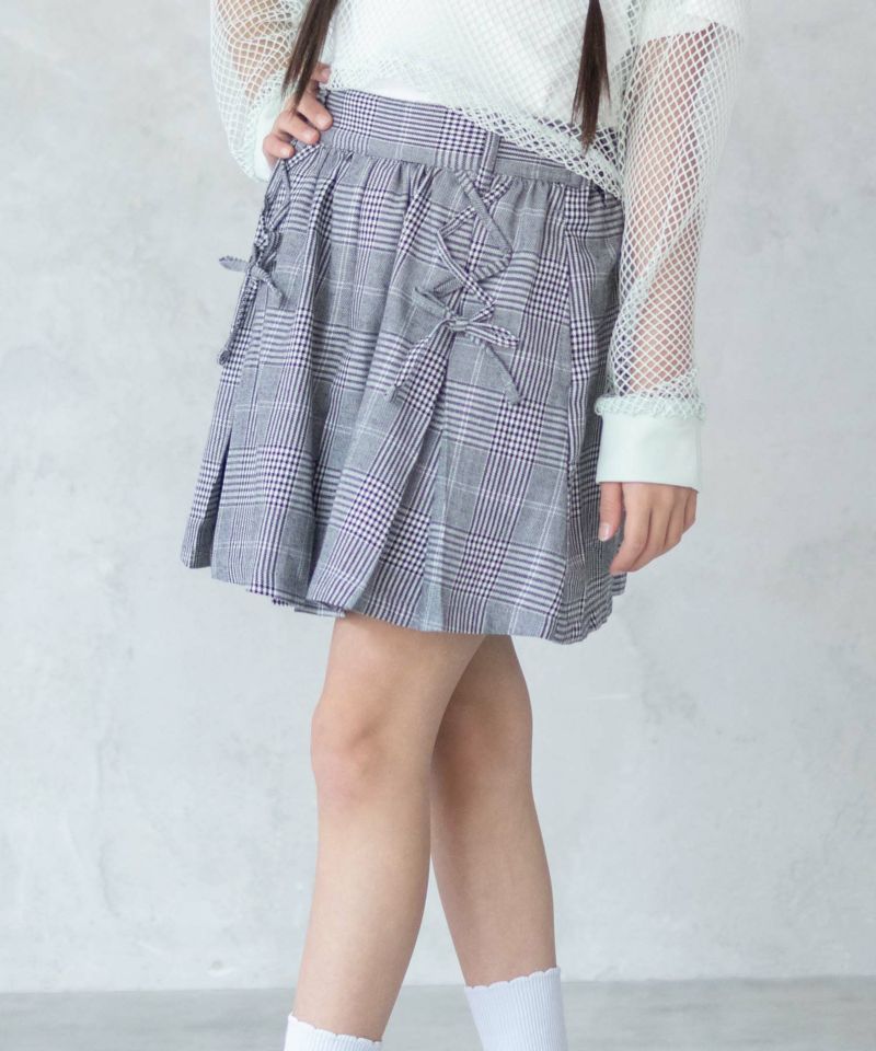 RICH MIX  チェックレースアップスカート キッズ商品画像-12