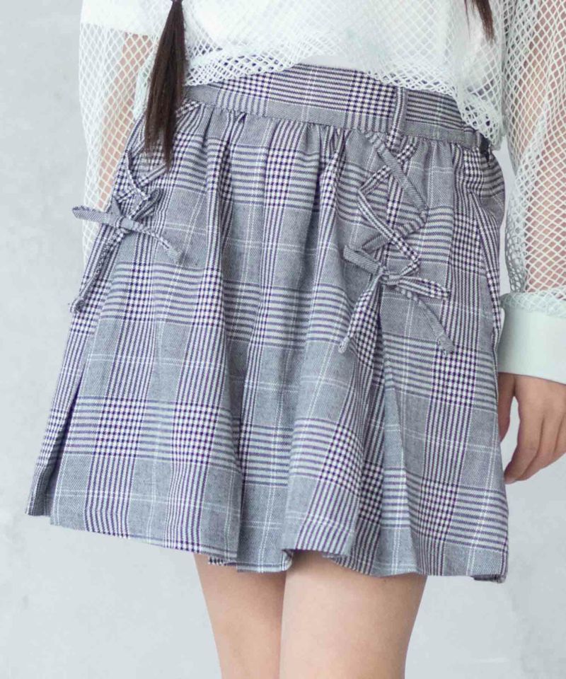 RICH MIX  チェックレースアップスカート キッズ商品画像-13