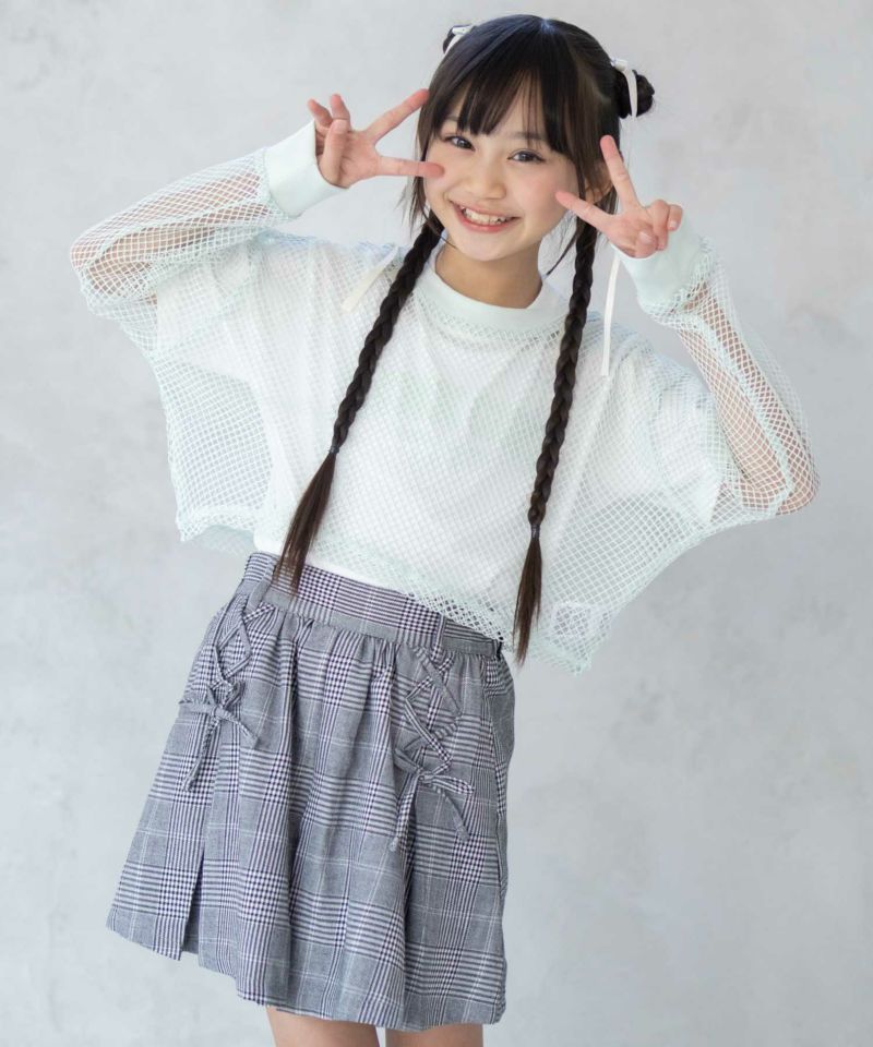 RICH MIX  チェックレースアップスカート キッズ商品画像-16