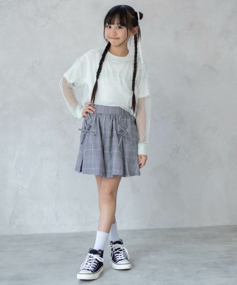RICH MIX チェックレースアップスカート キッズ商品画像-17