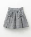 RICH MIX チェックレースアップスカート キッズ