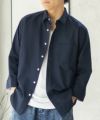 NAVY COOLMAX リネン七分袖シャツ メンズ商品サムネイル-25
