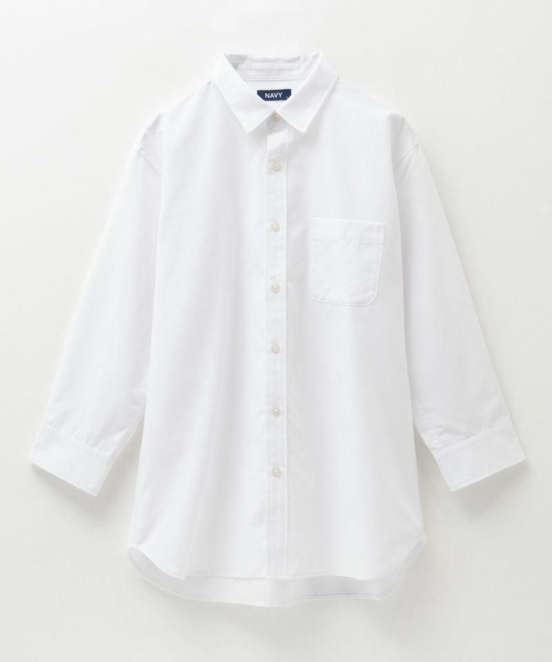 NAVY COOLMAX リネン七分袖シャツ メンズ商品画像-27