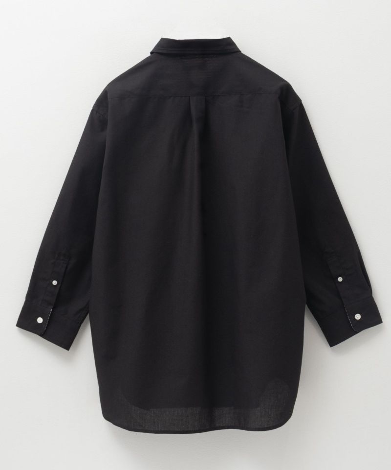 NAVY COOLMAX リネン七分袖シャツ メンズ商品画像-30