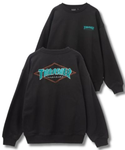 THRASHER  ダイアモンドロゴスウェット メンズ