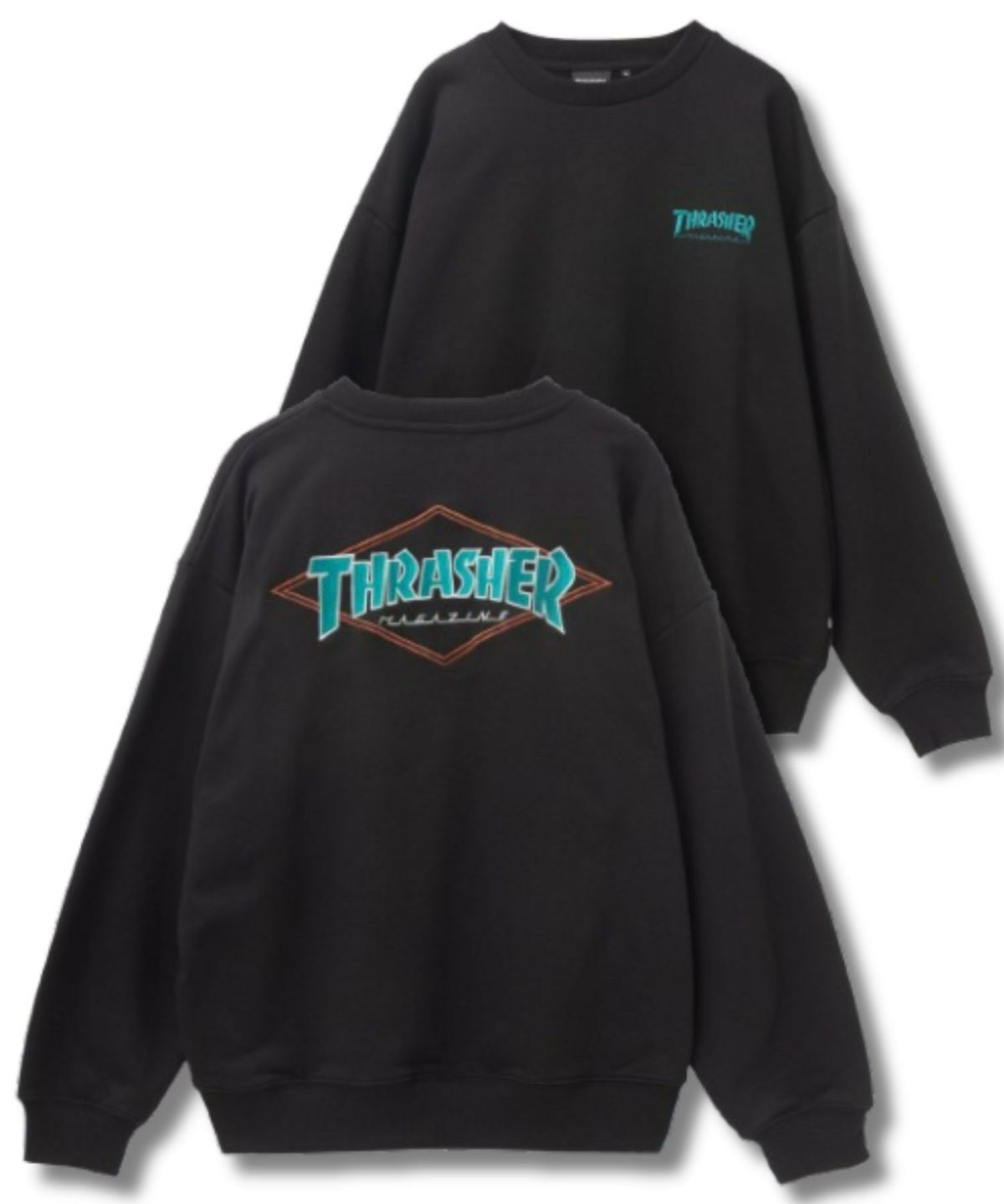 THRASHER ダイアモンドロゴスウェット メンズ