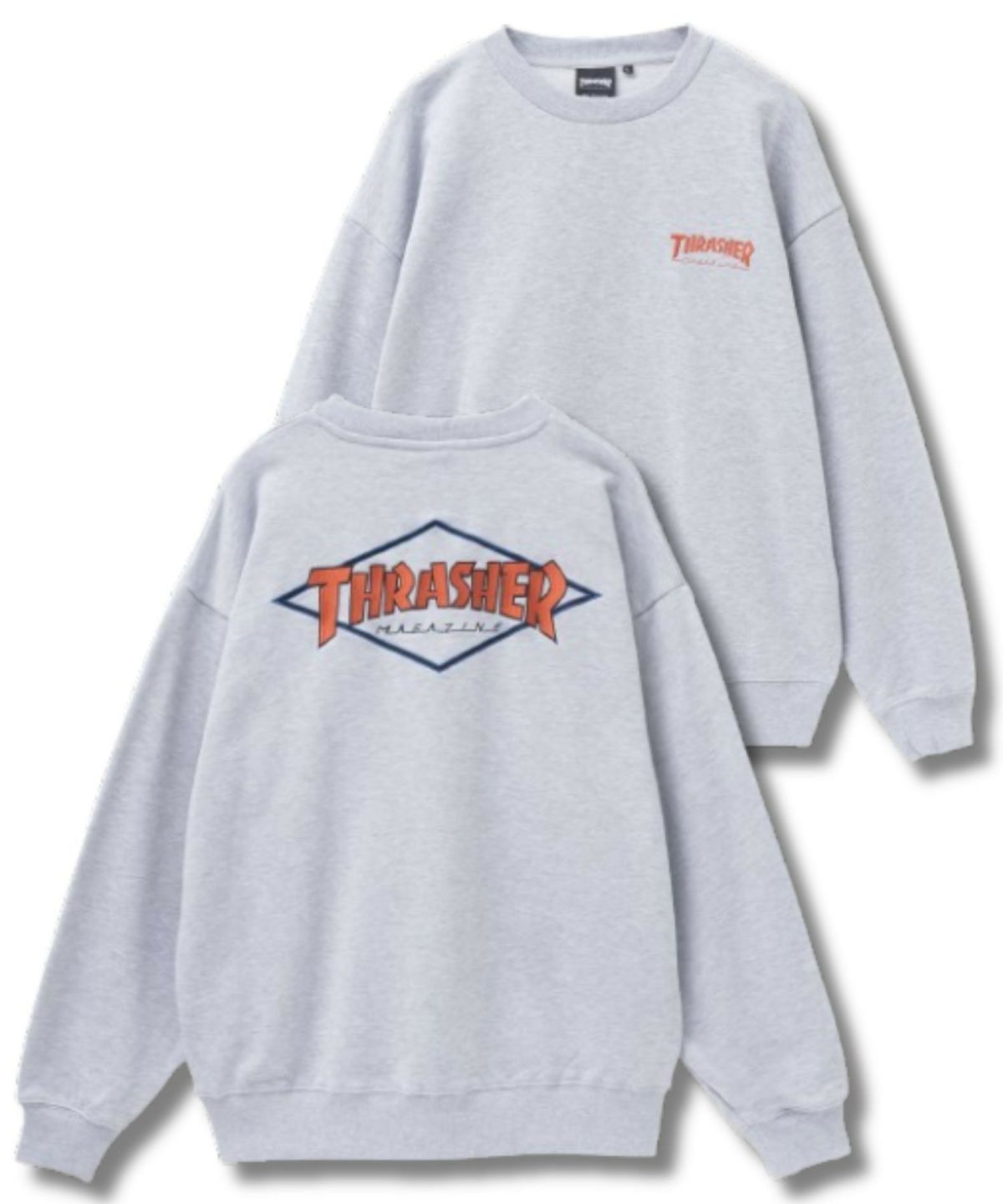 THRASHER ダイアモンドロゴスウェット メンズ
