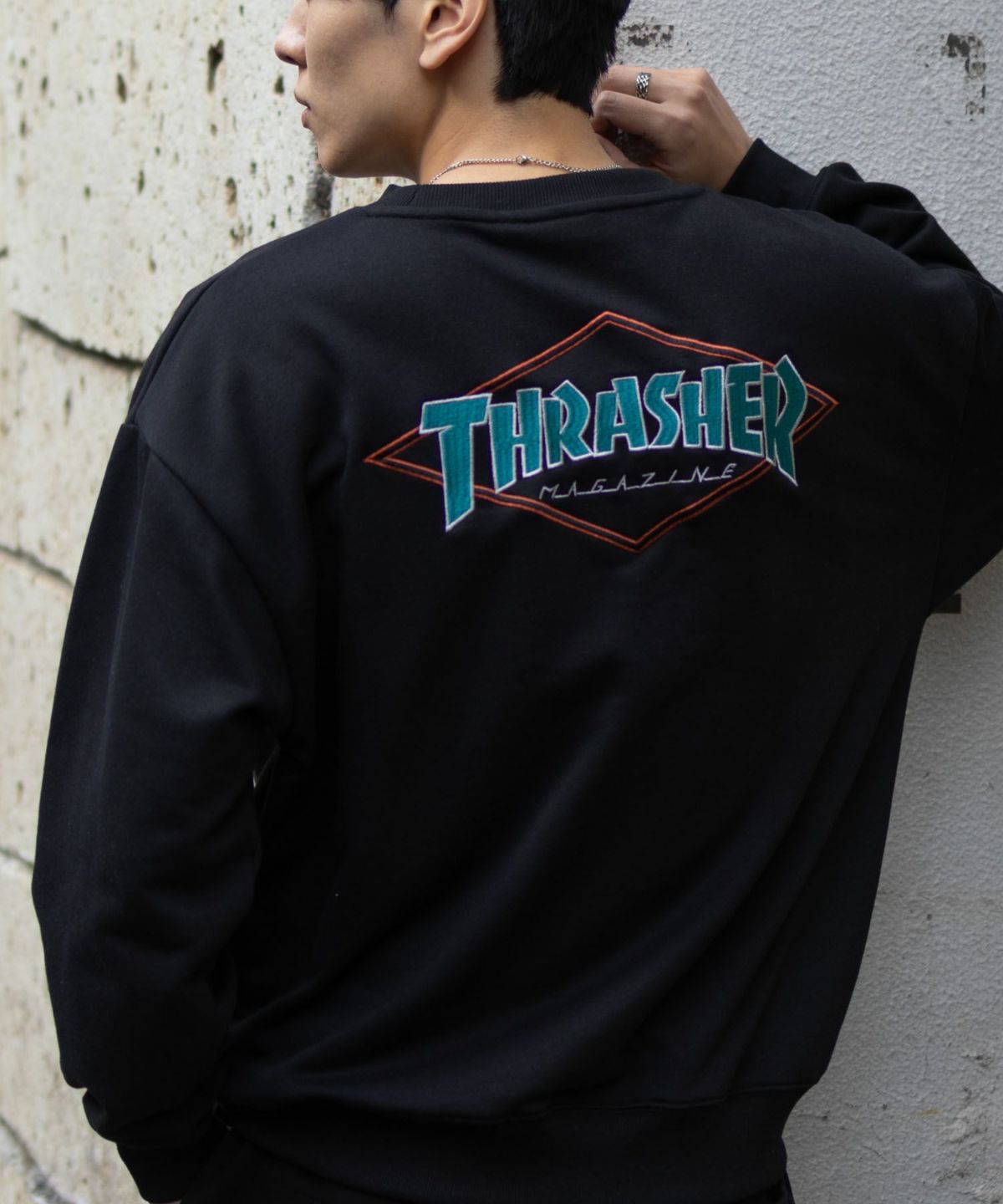 THRASHER ダイアモンドロゴスウェット メンズ