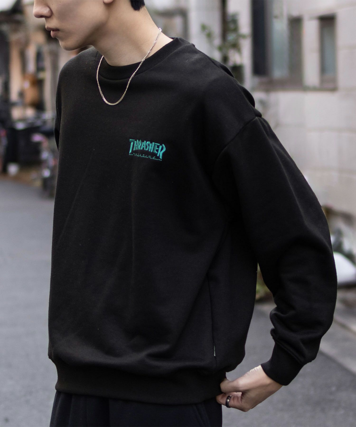 THRASHER ダイアモンドロゴスウェット メンズ