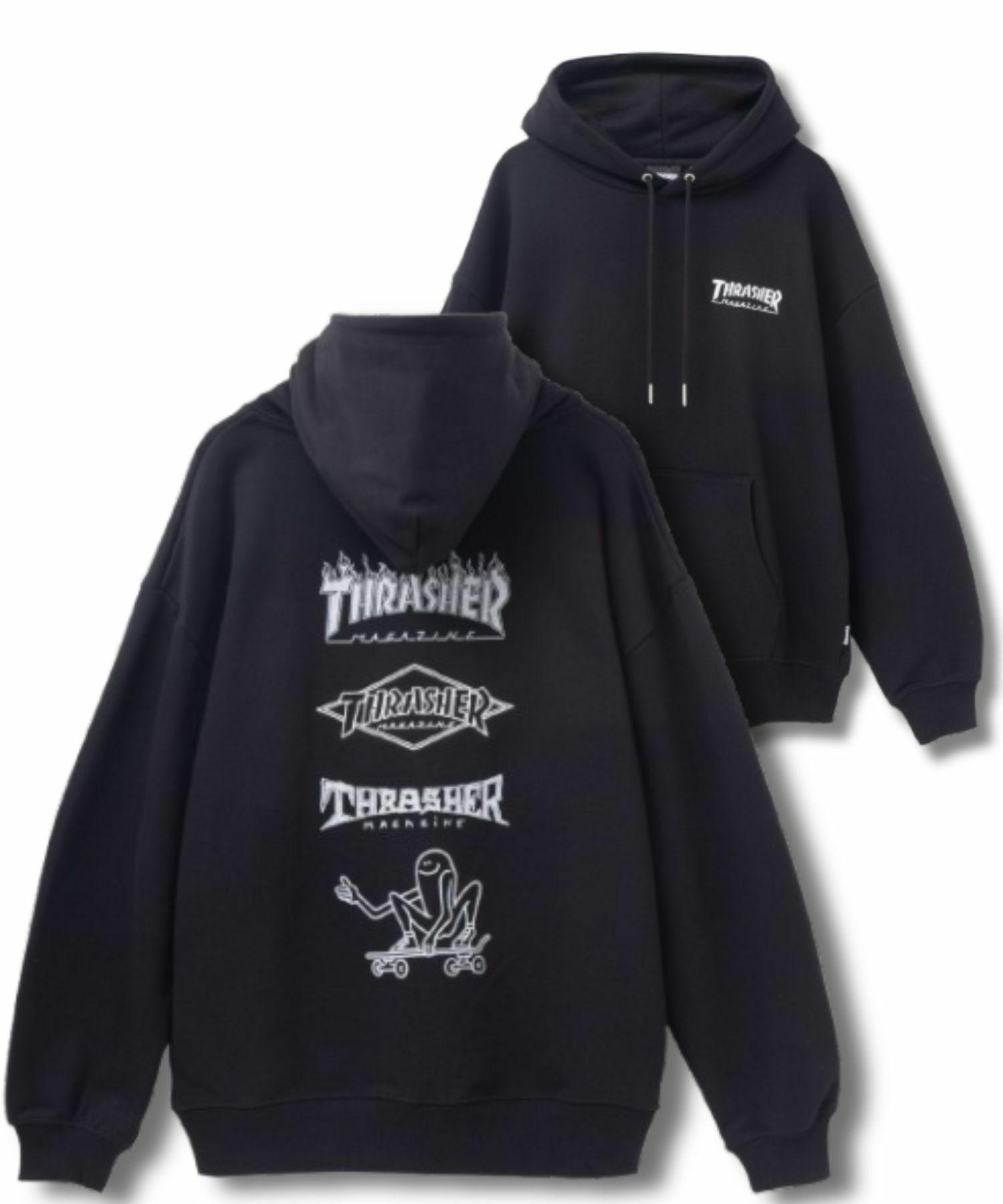 THRASHER ロゴフーディー メンズ商品画像-2