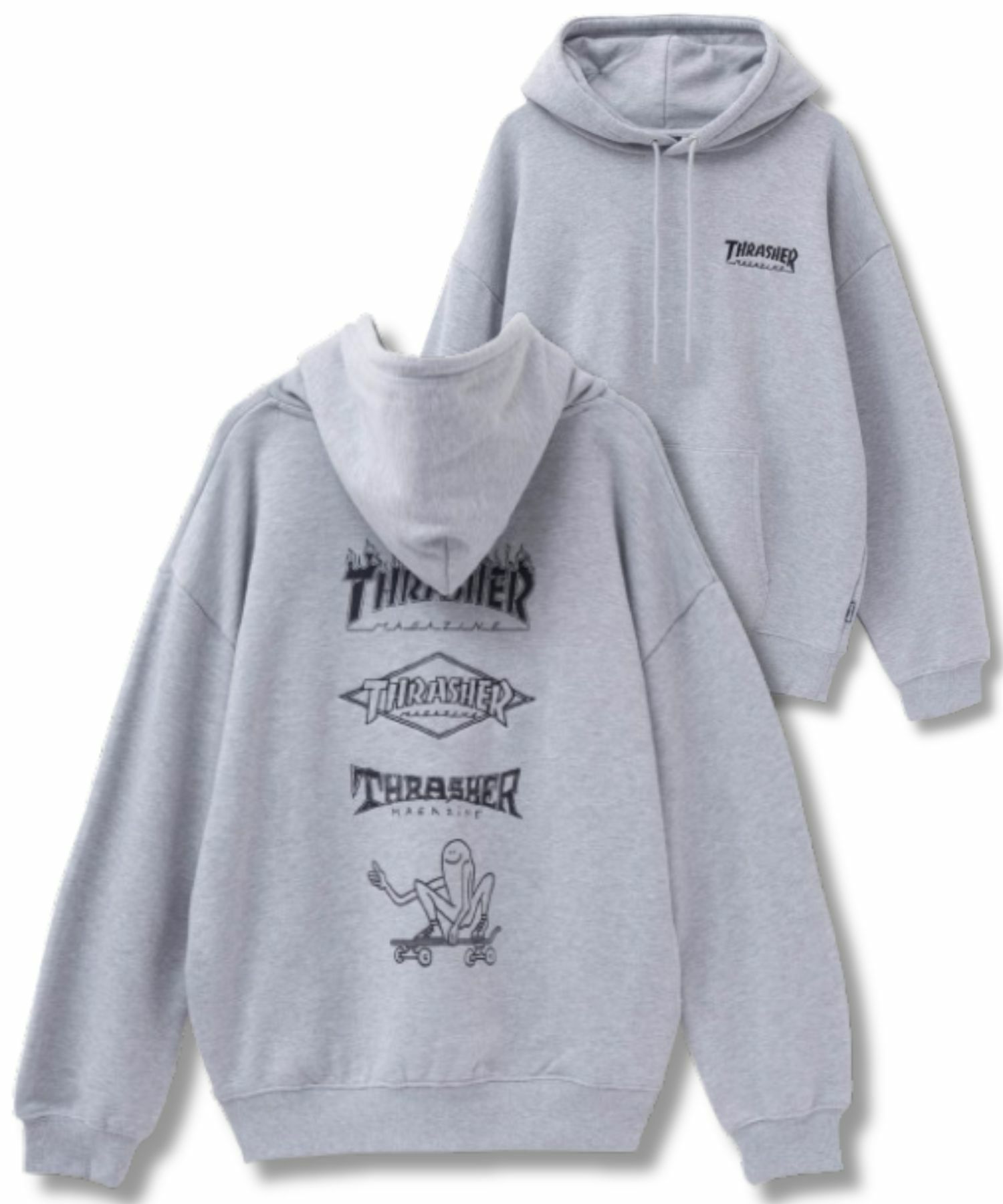 THRASHER ロゴフーディー メンズ商品画像-3