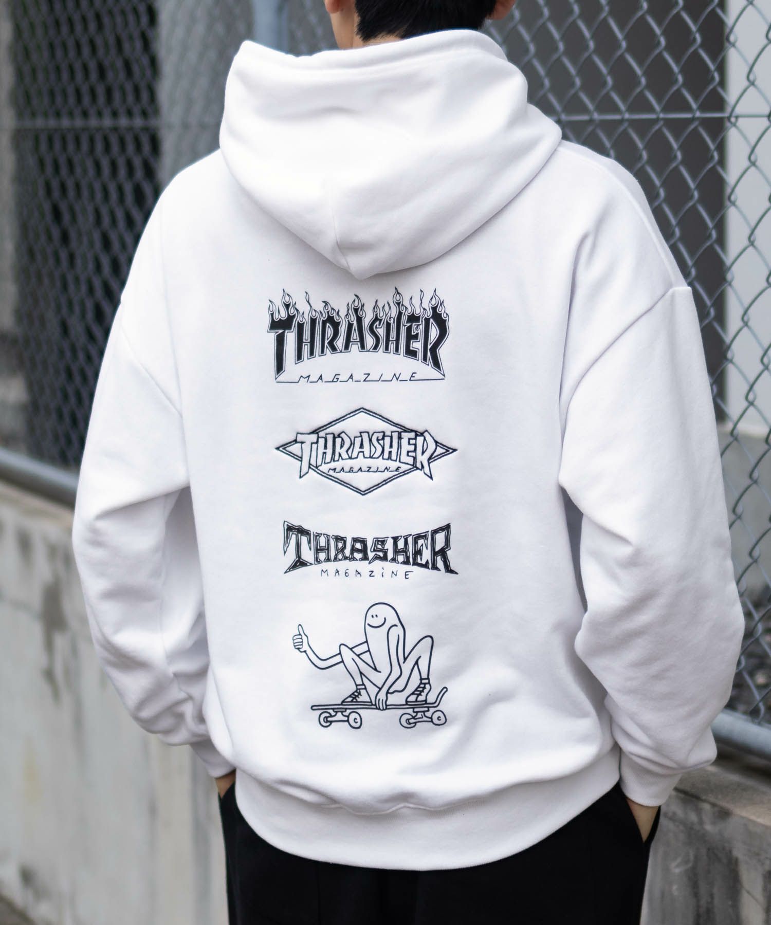 [期間限定価格]THRASHER  ロゴフーディー メンズ商品画像-6