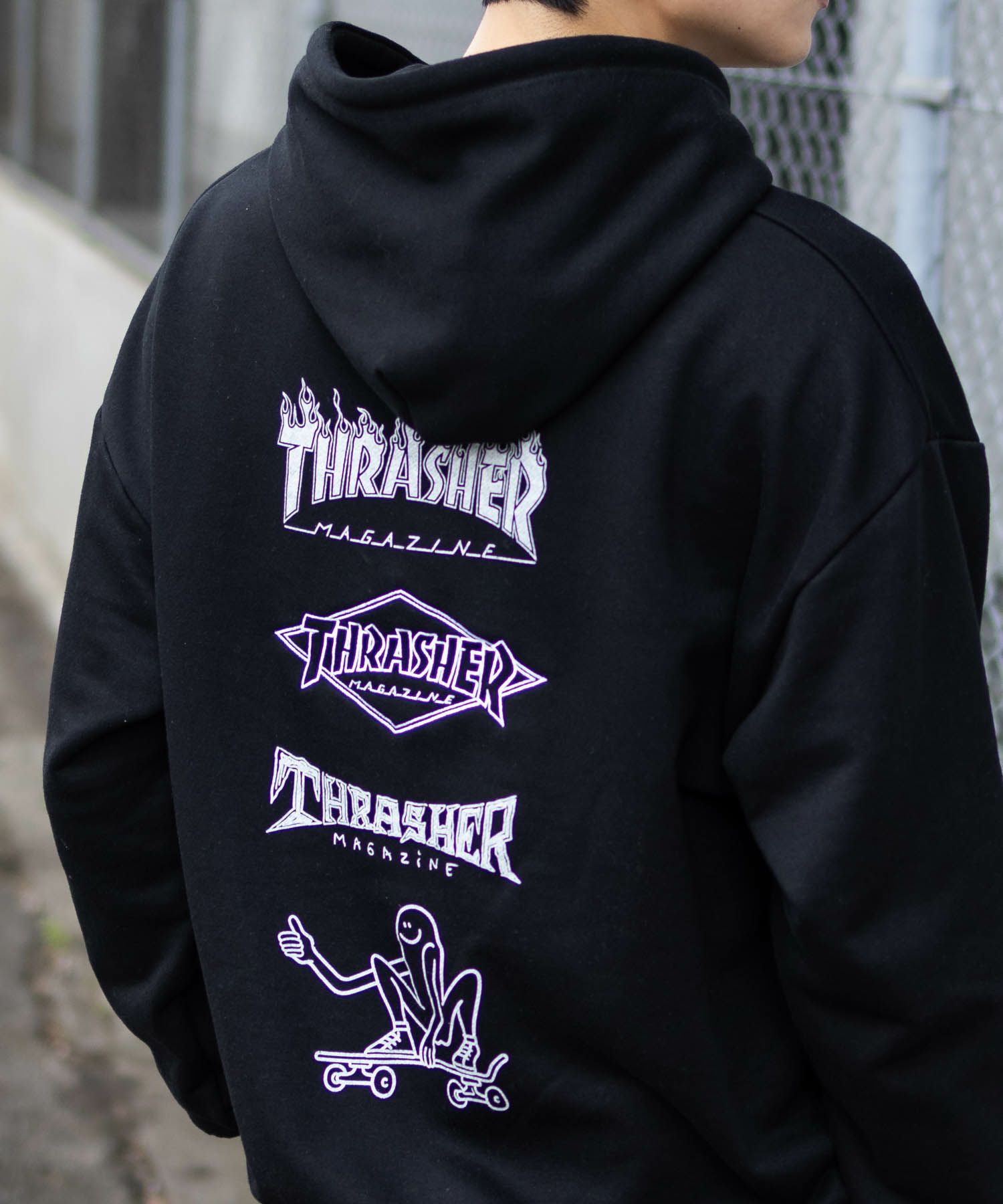 THRASHER ロゴフーディー メンズ商品画像-7