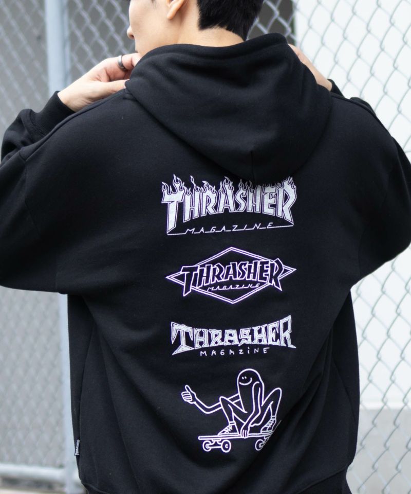 [期間限定価格]THRASHER  ロゴフーディー メンズ商品画像-10