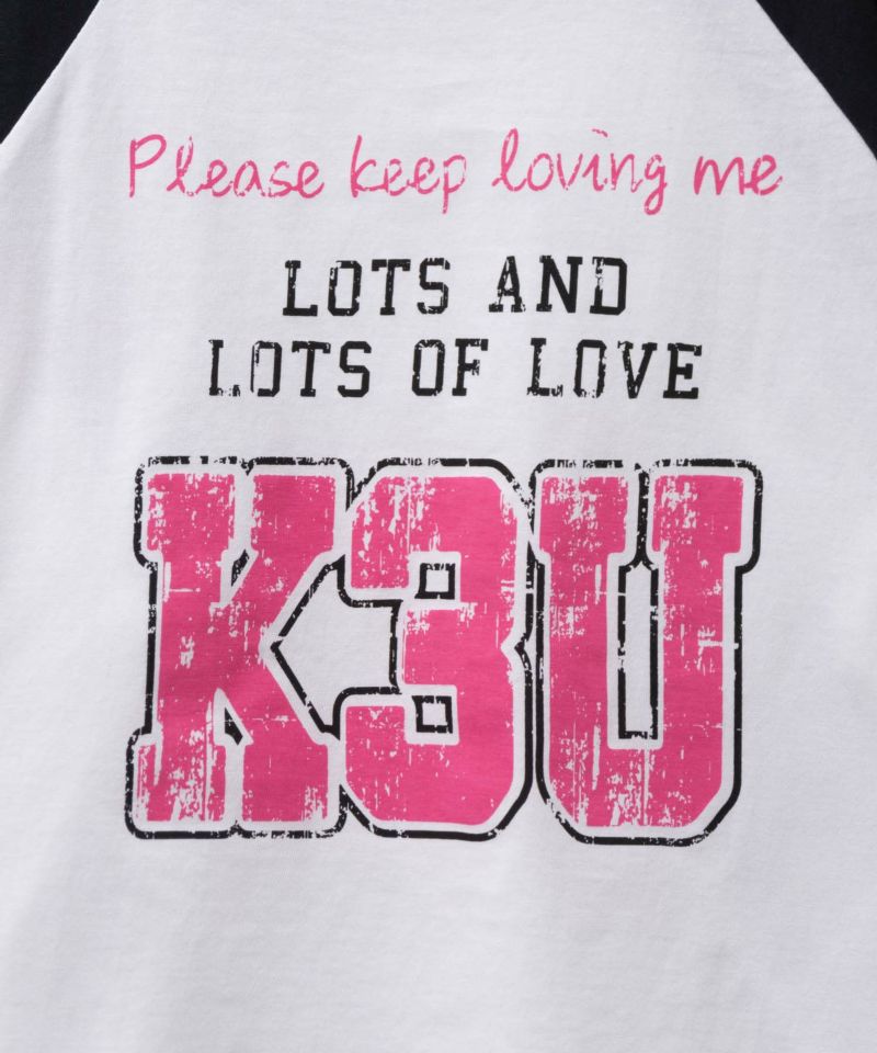 T-GRAPHICS  かすれラグランTシャツ キッズ メール便 対応商品商品画像-4