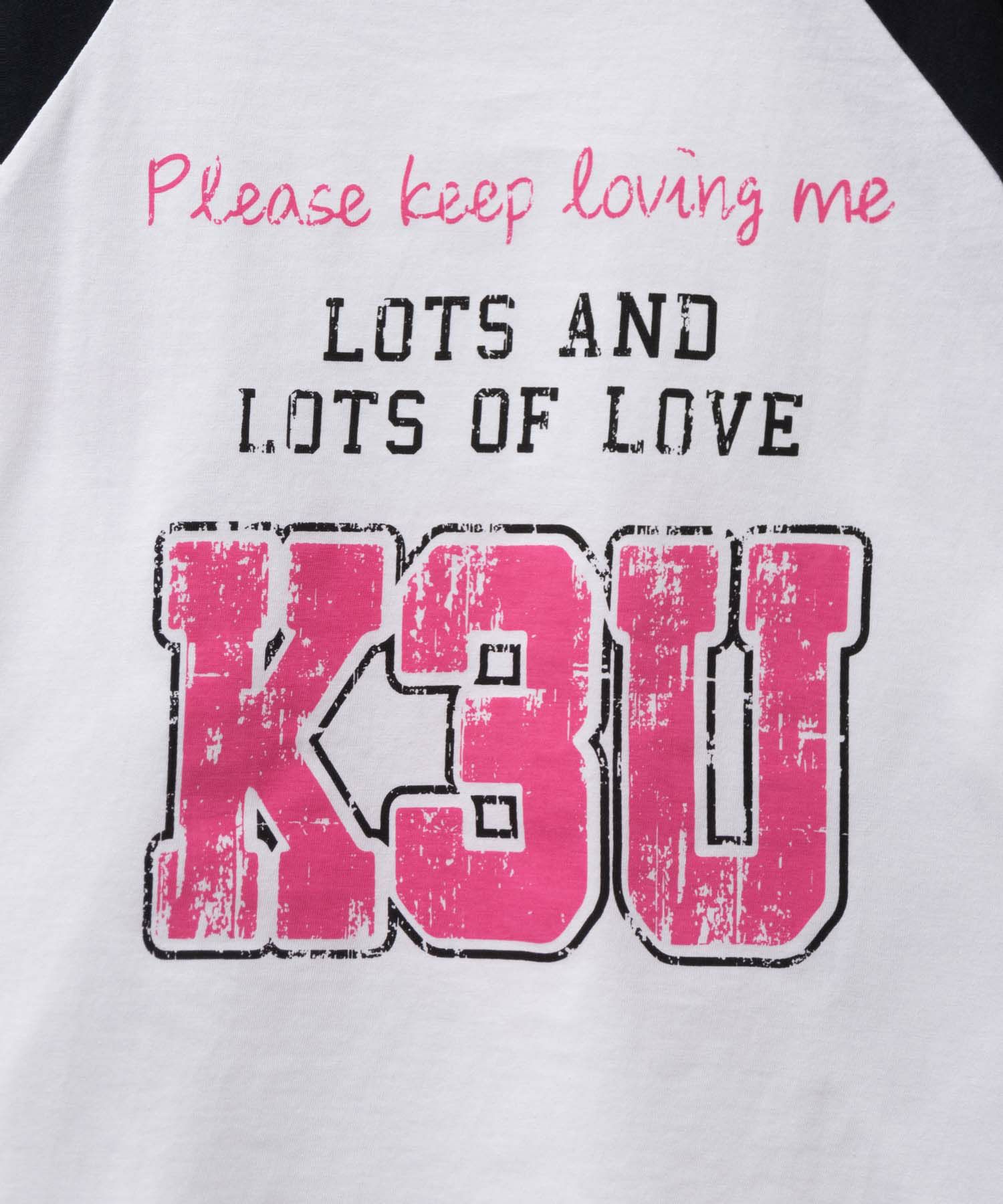 T-GRAPHICS  かすれラグランTシャツ キッズ メール便 対応商品商品画像-4