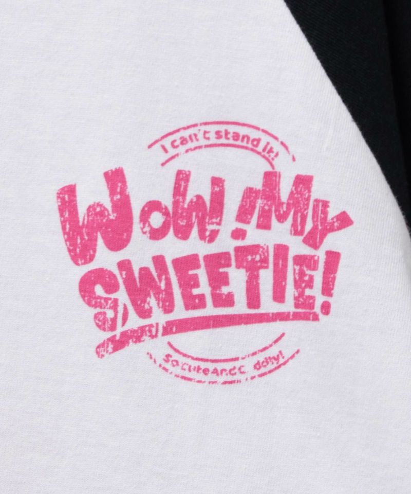 T-GRAPHICS  かすれラグランTシャツ キッズ メール便 対応商品商品画像-5