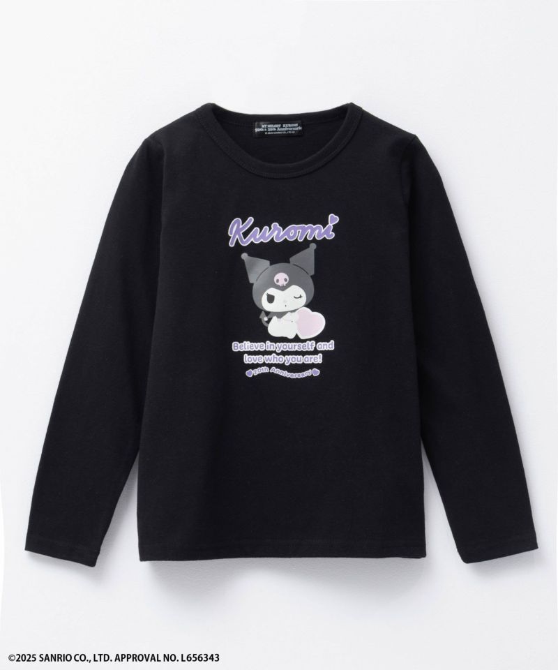 サンリオキャラクターズ クロミ プリント長袖Tシャツ キッズ メール便 対応商品商品画像-1