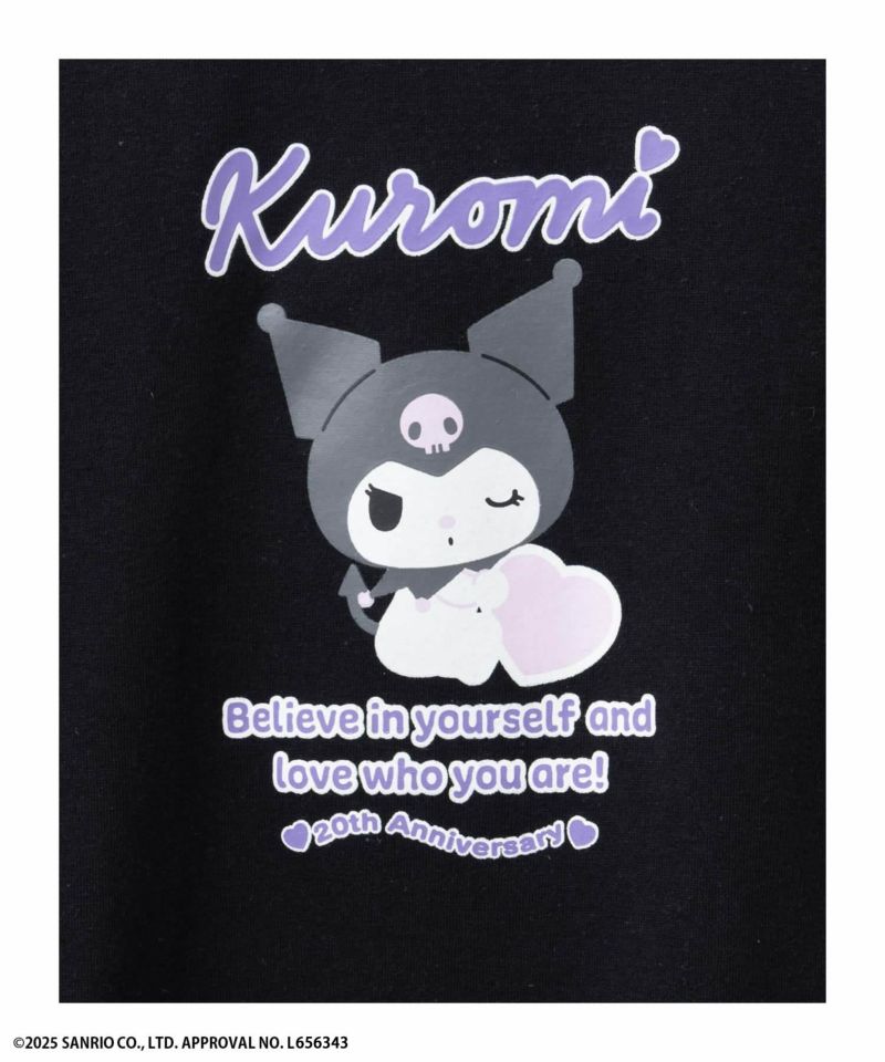 サンリオキャラクターズ クロミ プリント長袖Tシャツ キッズ メール便 対応商品商品画像-3