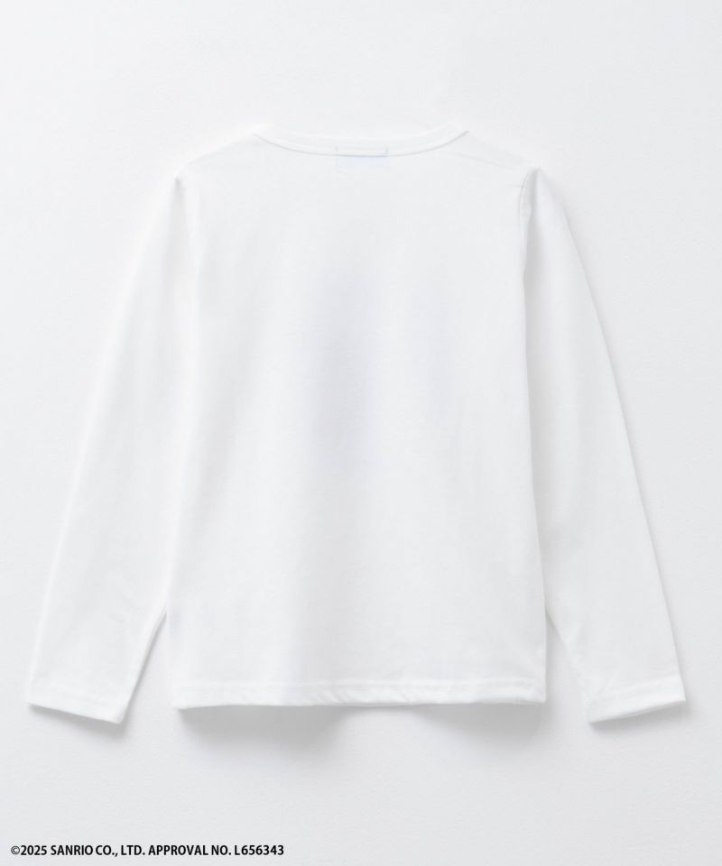 サンリオキャラクターズ シナモロール プリント長袖Tシャツ キッズ ネコポス 対応商品商品画像-2