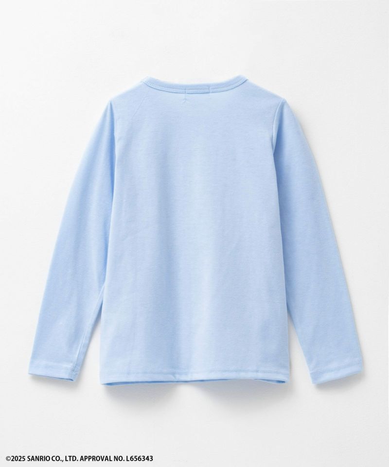 サンリオキャラクターズ シナモロール プリント長袖Tシャツ キッズ ネコポス 対応商品商品画像-2