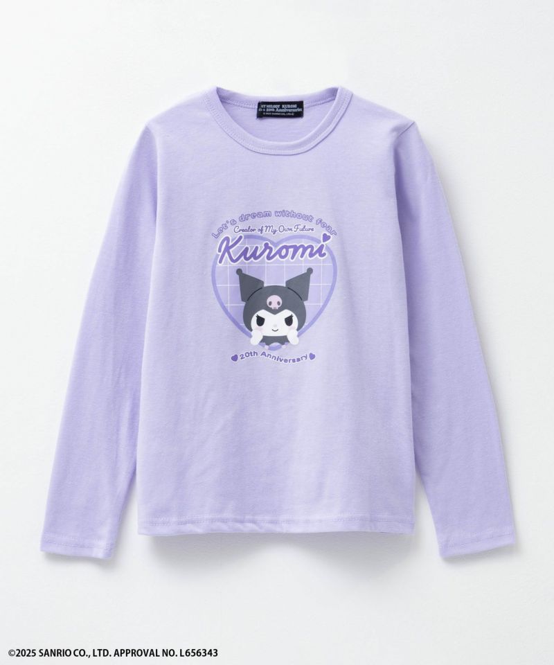 サンリオキャラクターズ クロミ プリント長袖Tシャツ キッズ ネコポス 対応商品商品画像-1