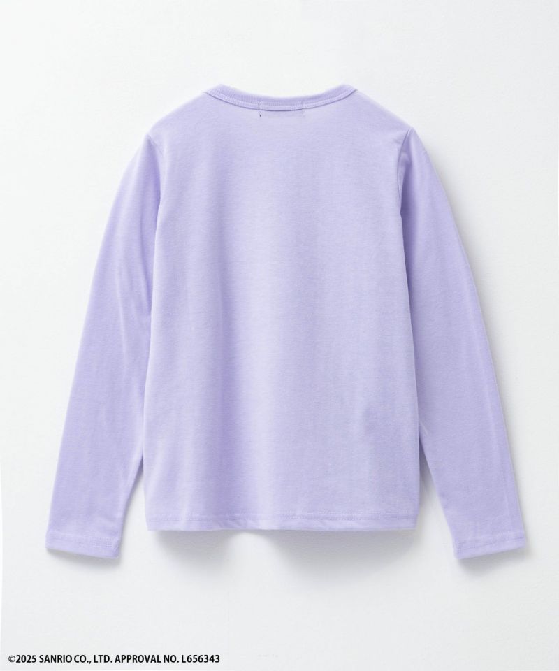 サンリオキャラクターズ クロミ プリント長袖Tシャツ キッズ ネコポス 対応商品商品画像-2