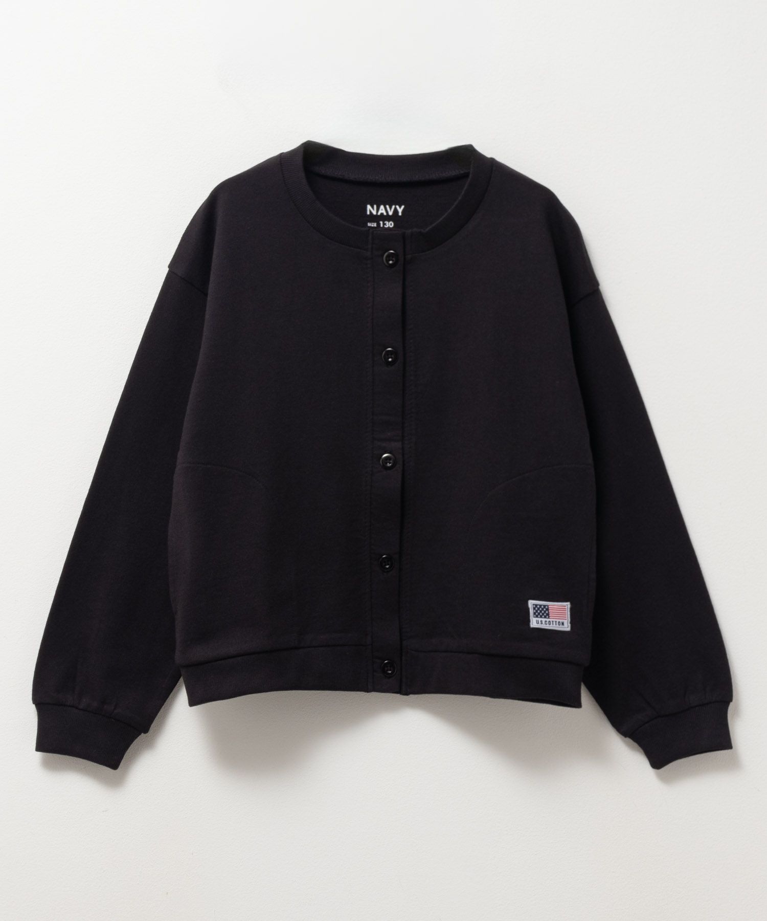 NAVY  USコットンカーディガン キッズ商品画像-4