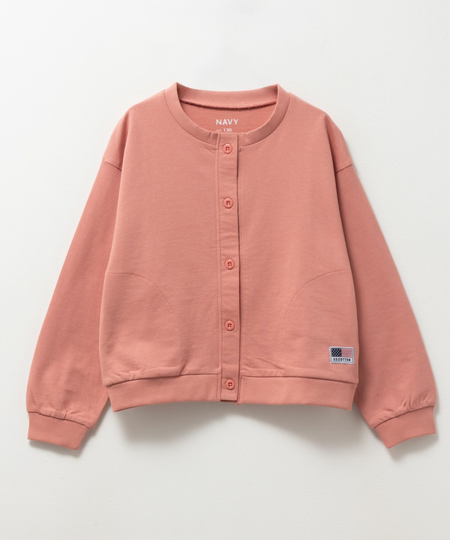 NAVY  USコットンカーディガン キッズ商品画像-6