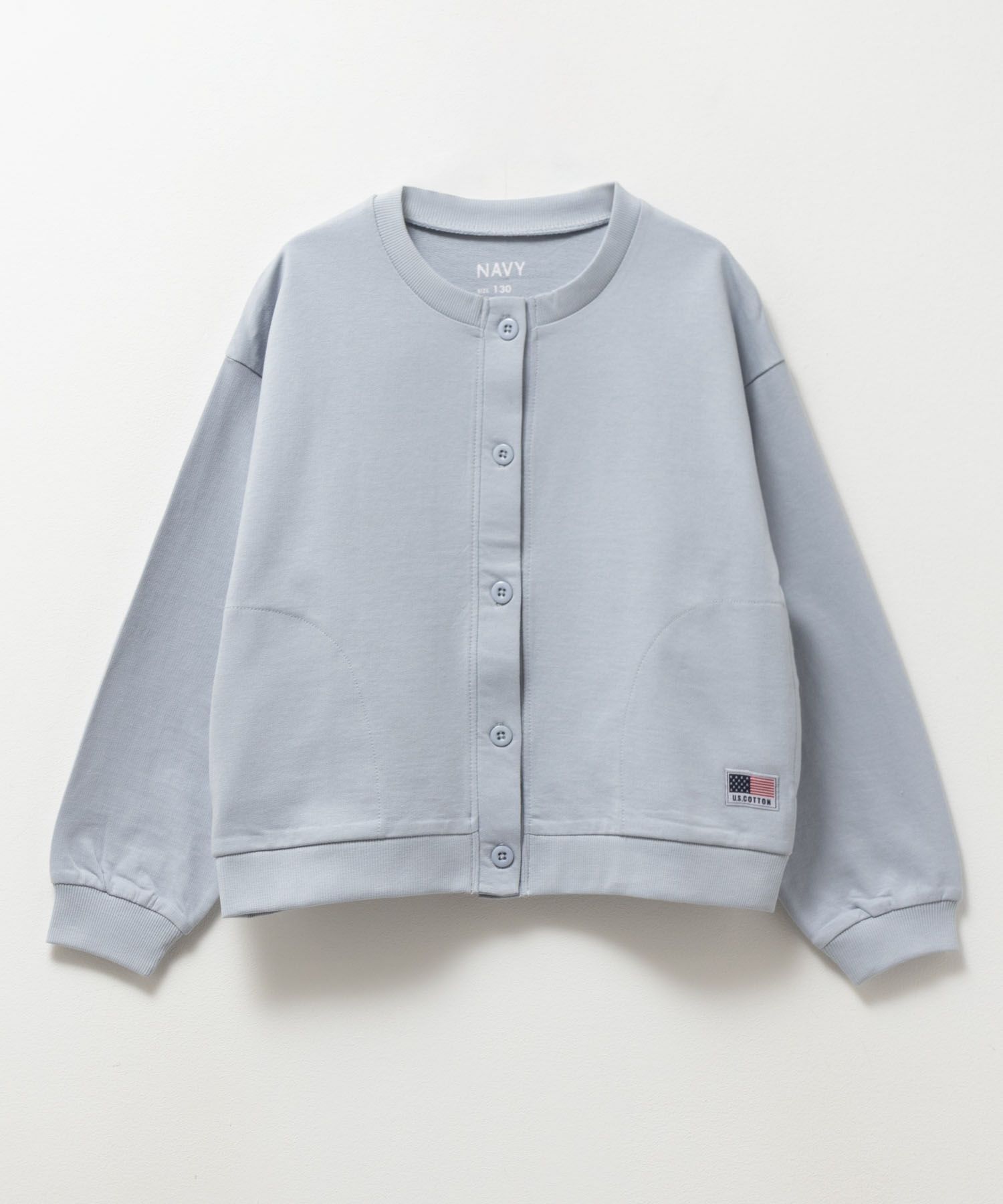 NAVY  USコットンカーディガン キッズ商品サムネイル-10