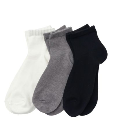 NAVY  クォーターソックス 3足組 メンズ