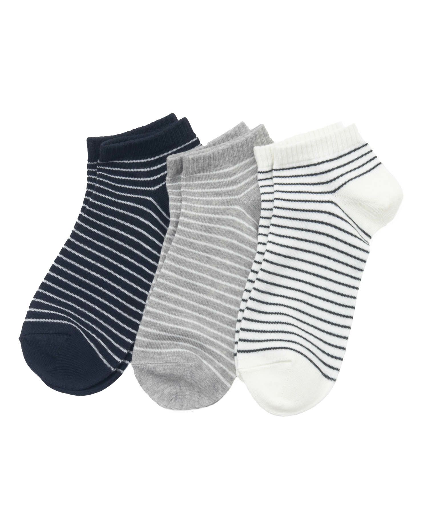 NAVY  アンクルソックス 3足組 レディース商品画像-2