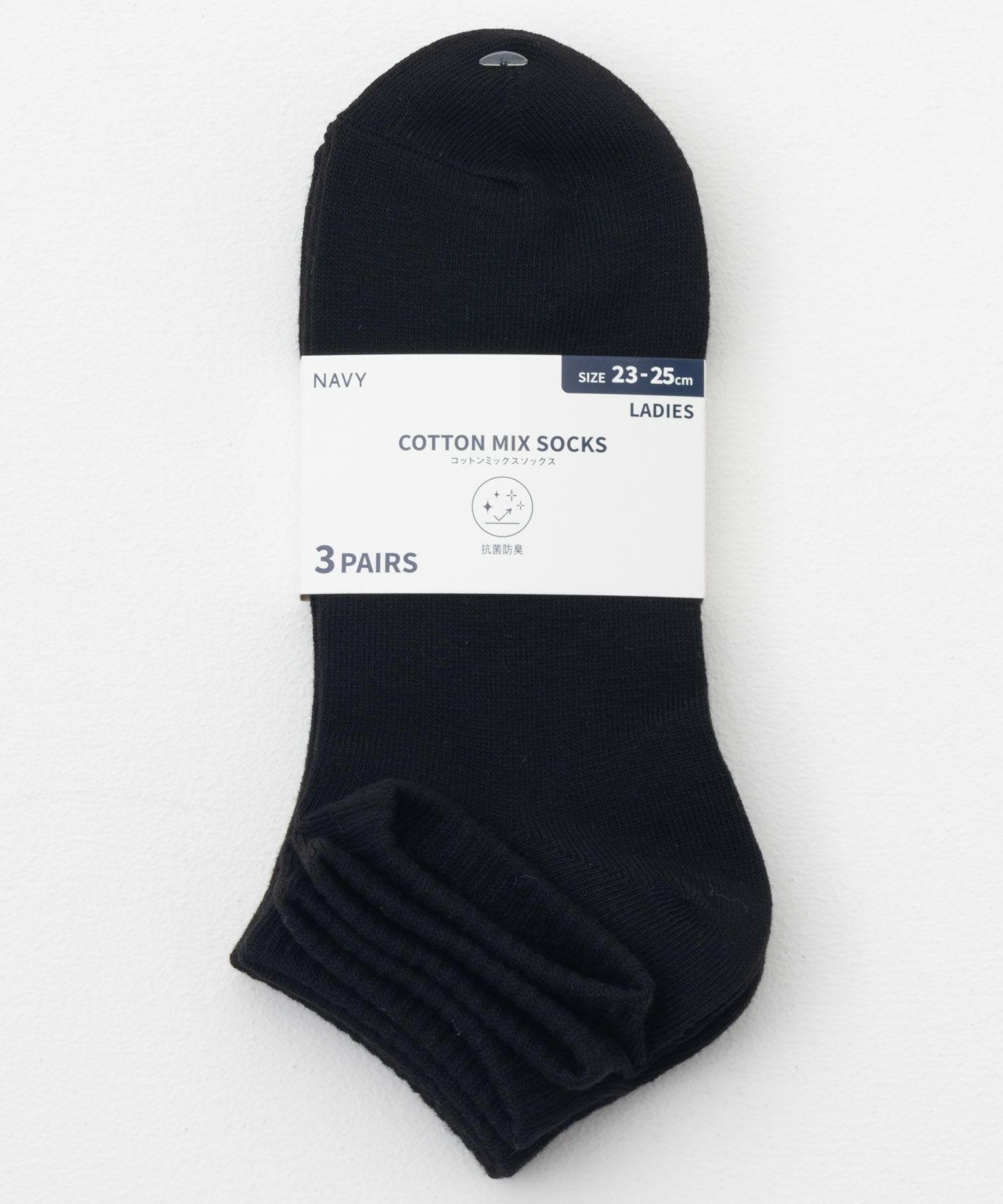 NAVY アンクルソックス 3足組 レディース