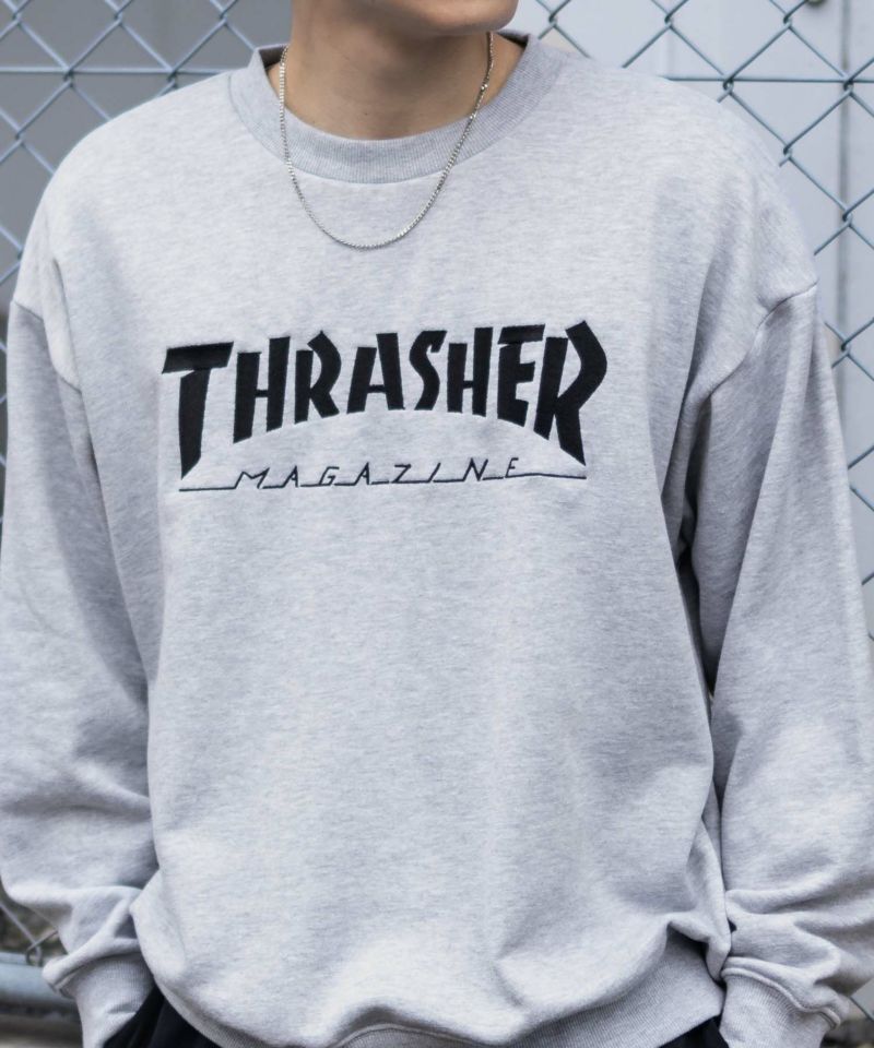 [期間限定価格]THRASHER  ロゴクルーネックスウェット メンズ商品画像-3