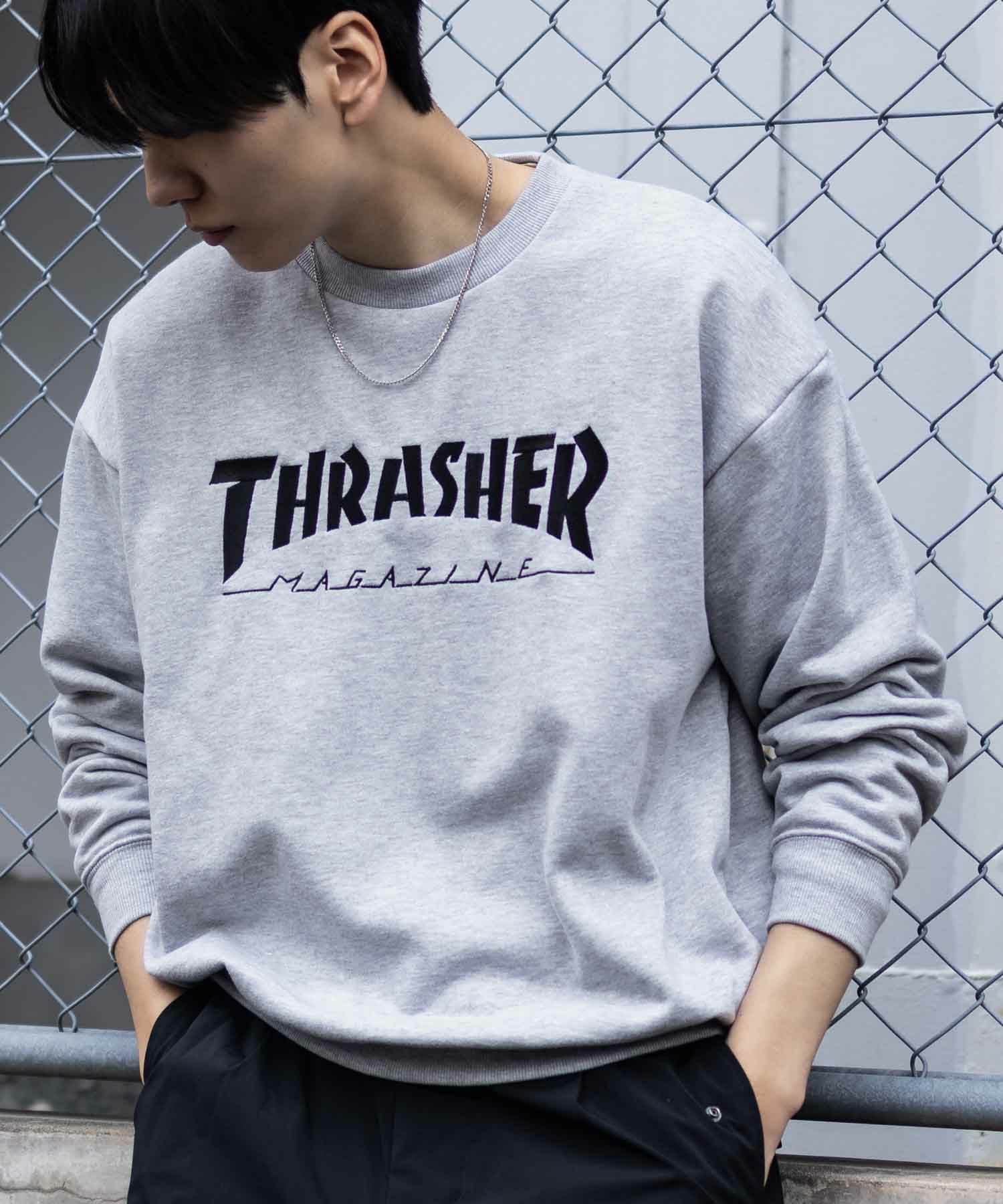 THRASHER ロゴクルーネックスウェット メンズ商品画像-4