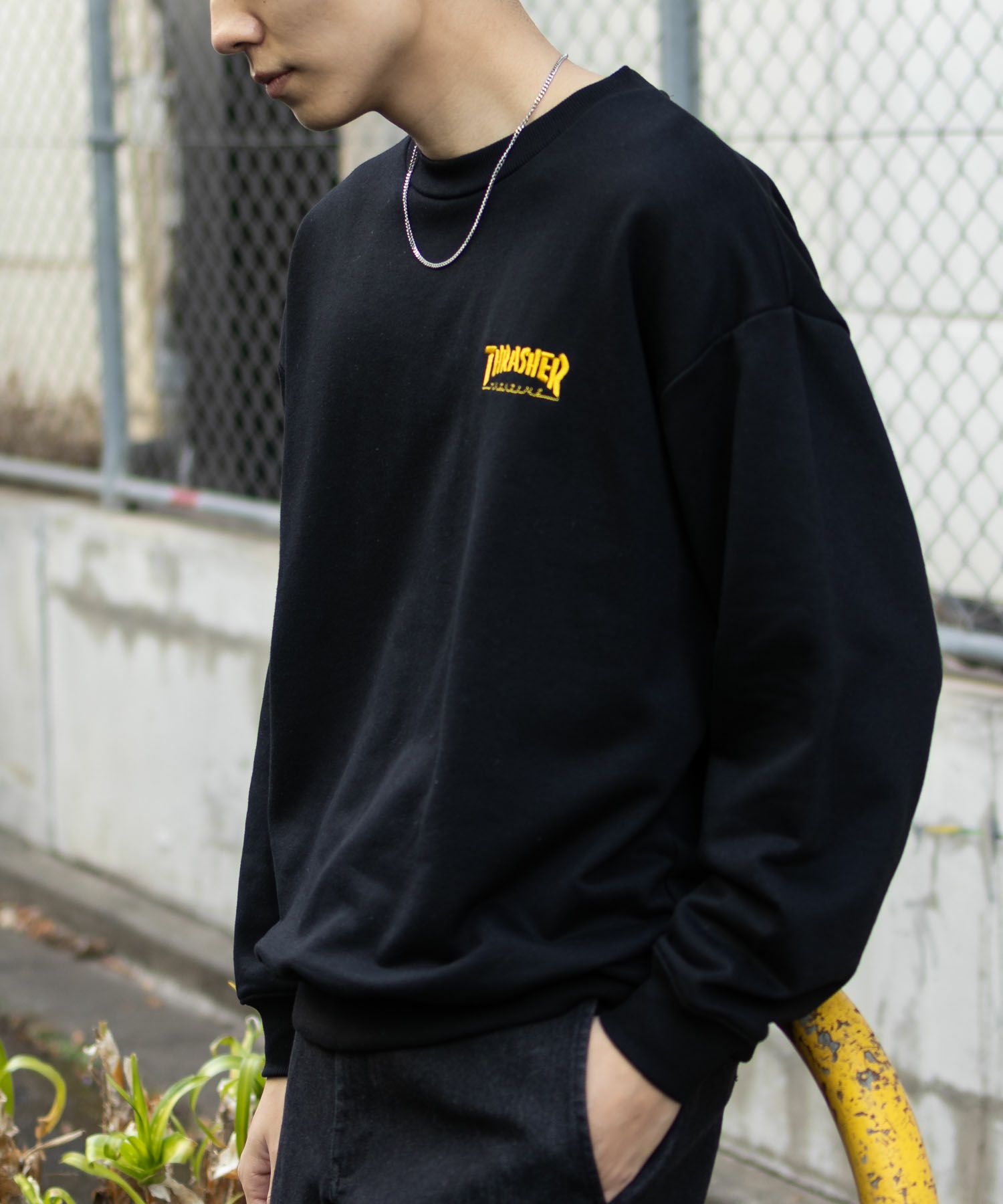 THRASHER  フレームロゴクルーネックスウェット メンズ商品画像-4