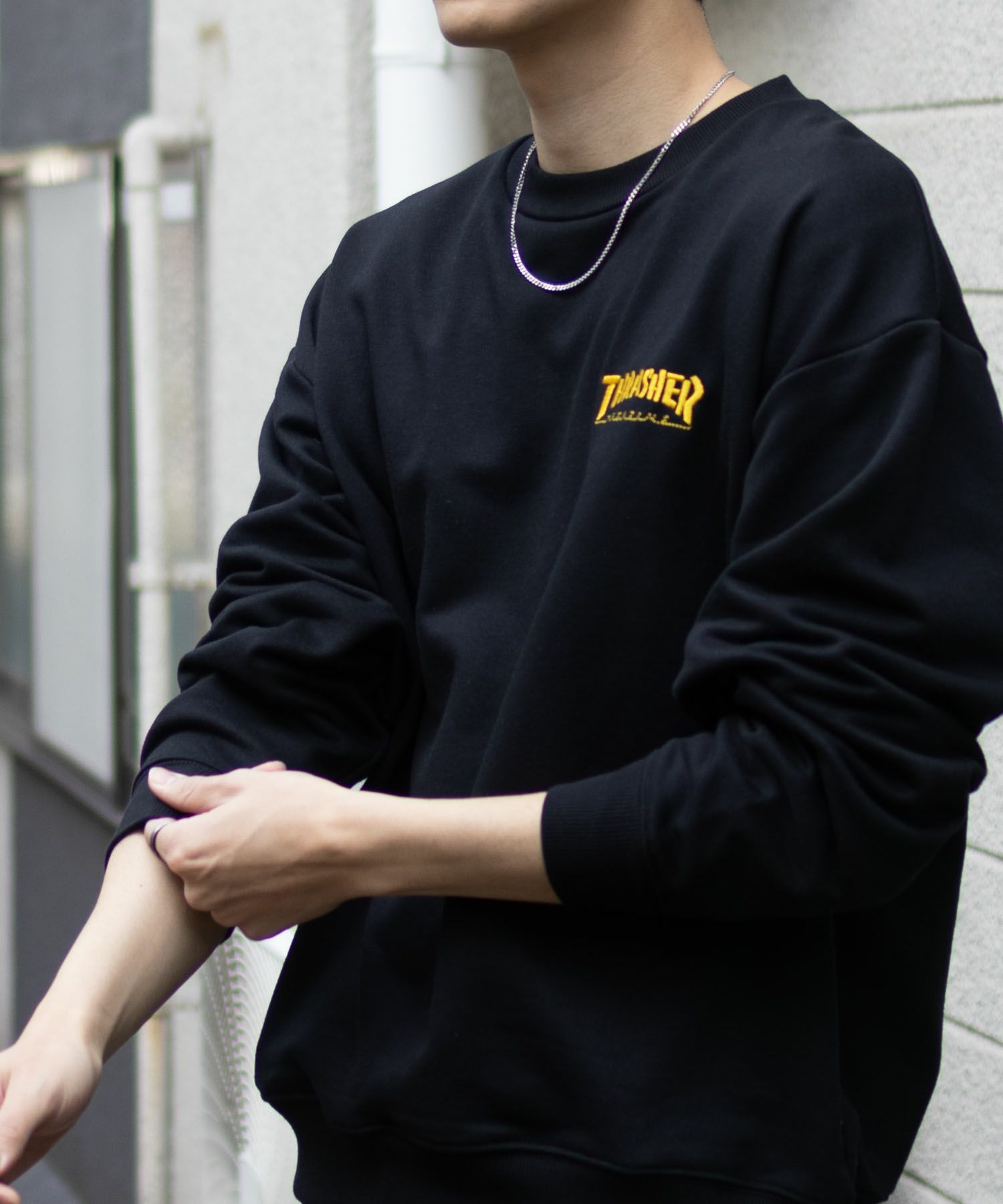 [期間限定価格]THRASHER  フレームロゴクルーネックスウェット メンズ商品画像-5