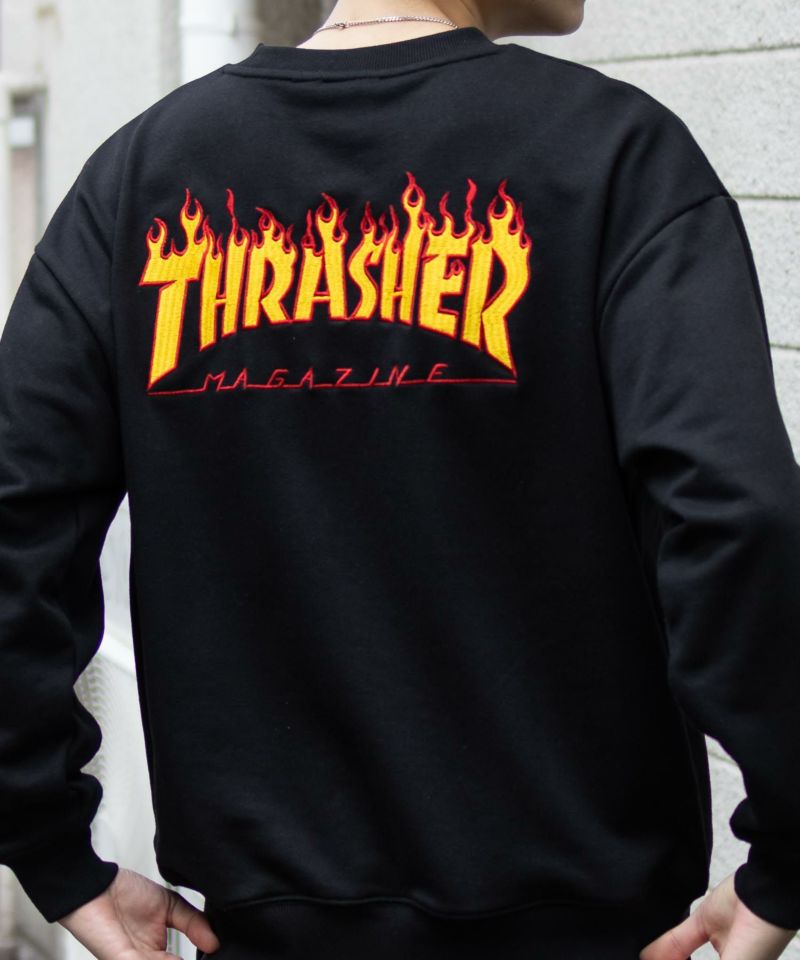 [期間限定価格]THRASHER  フレームロゴクルーネックスウェット メンズ商品画像-6