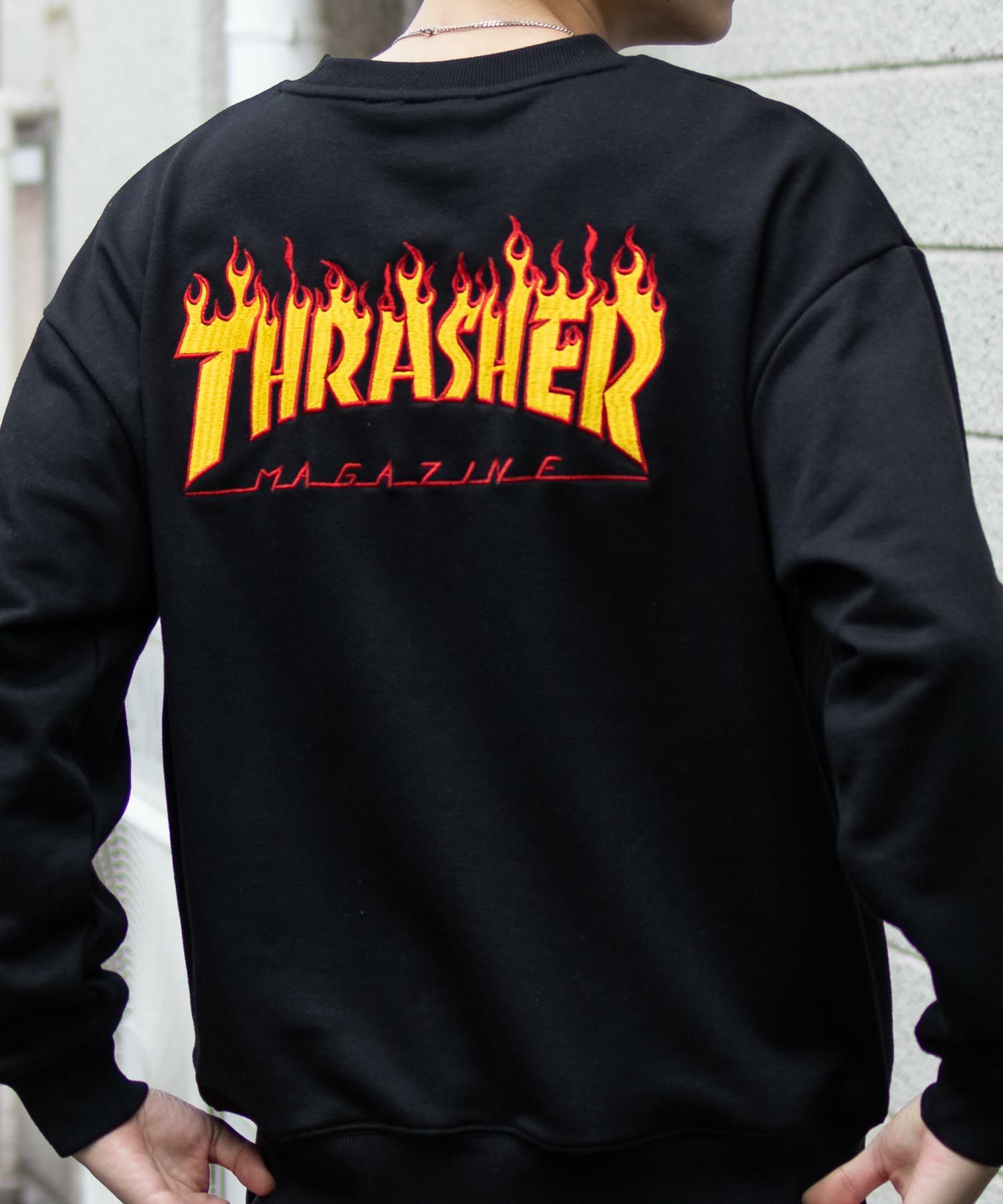 THRASHER  フレームロゴクルーネックスウェット メンズ商品画像-6