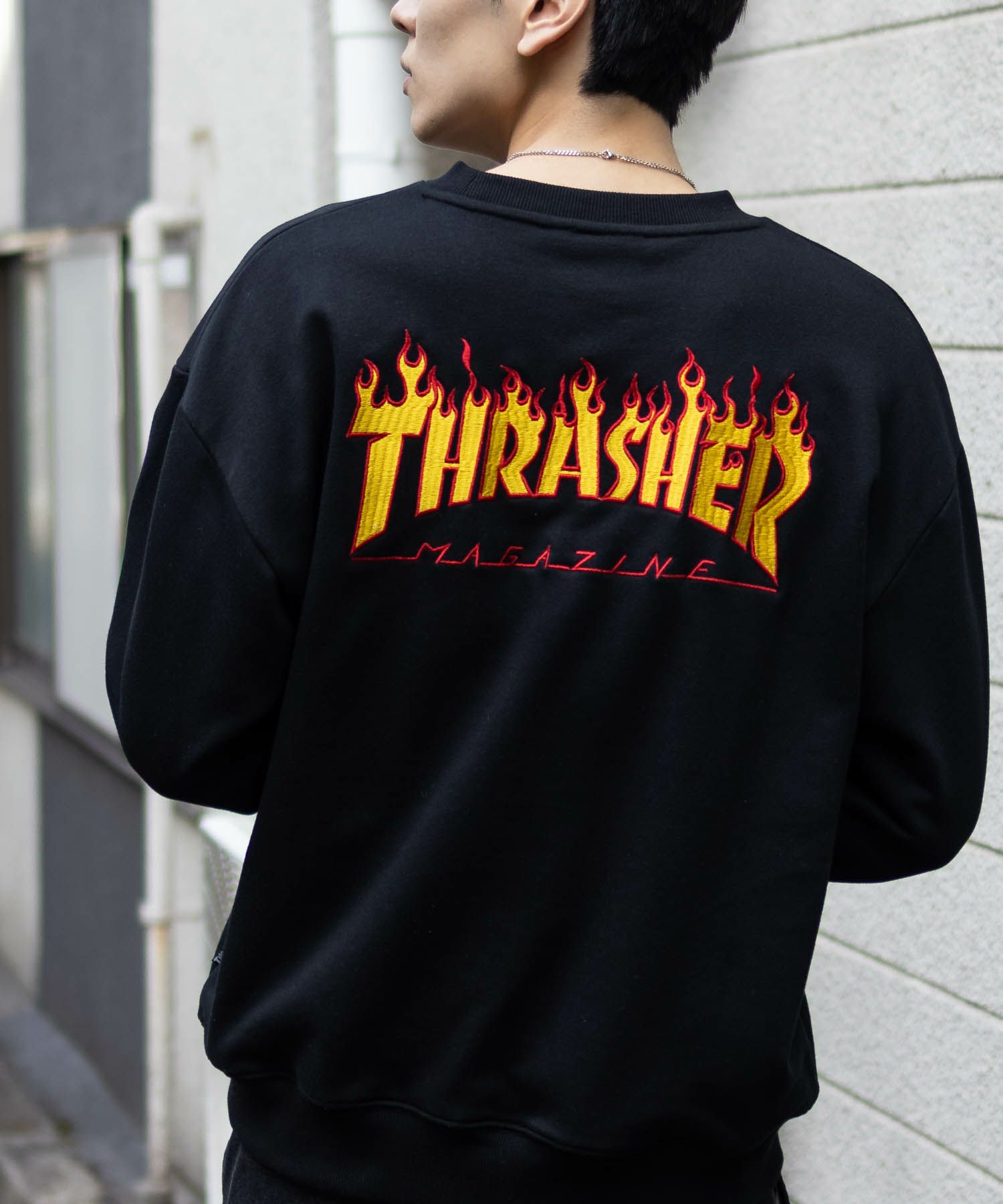 THRASHER  フレームロゴクルーネックスウェット メンズ商品画像-7